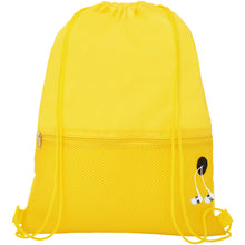 Load image into Gallery viewer, Oriole mesh drawstring bag 5L — Yellow (detail)