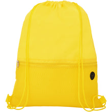 Load image into Gallery viewer, Oriole mesh drawstring bag 5L — Yellow (front)