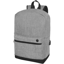 Load image into Gallery viewer, Hoss 15.6" business laptop backpack 16L — Heather medium grey