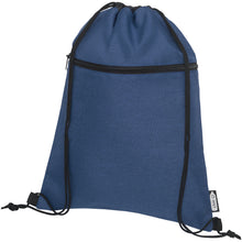 Load image into Gallery viewer, Ross RPET drawstring bag 5L — Heather navy