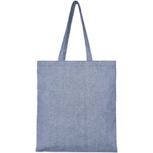 Load image into Gallery viewer, Pheebs 210 g/m² recycled tote bag 7L — Heather blue (front)