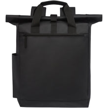 Load image into Gallery viewer, Resi 15" water resistant  laptop backpack 23L — Black (front)