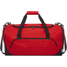 Load image into Gallery viewer, Retrend GRS RPET duffel bag 40L — Red (front)