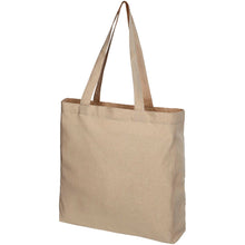 Load image into Gallery viewer, Pheebs 210 g/m² recycled gusset tote bag 13L — Heather natural