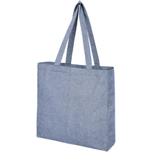 Load image into Gallery viewer, Pheebs 210 g/m² recycled gusset tote bag 13L — Heather blue