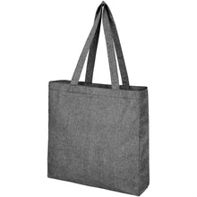 Load image into Gallery viewer, Pheebs 210 g/m² recycled gusset tote bag 13L — Heather Black