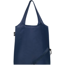 Load image into Gallery viewer, Sabia RPET foldable tote bag 7L — Navy (back)
