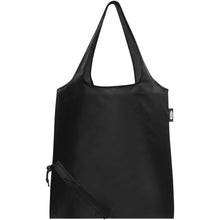 Load image into Gallery viewer, Sabia RPET foldable tote bag 7L — Black (front)