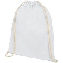 Load image into Gallery viewer, Oregon 140 g/m² cotton drawstring bag 5L — White
