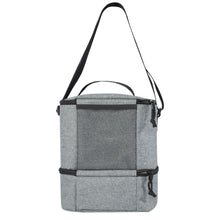 Load image into Gallery viewer, Tundra 9-can GRS RPET lunch cooler bag 9L — Heather grey (back)