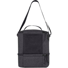 Load image into Gallery viewer, Tundra 9-can GRS RPET lunch cooler bag 9L — Heather Charcoal (back)