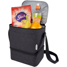 Load image into Gallery viewer, Tundra 9-can GRS RPET lunch cooler bag 9L — Heather Charcoal (detail)