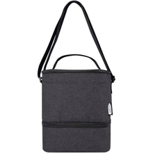 Load image into Gallery viewer, Tundra 9-can GRS RPET lunch cooler bag 9L — Heather Charcoal (front)