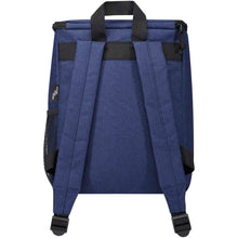 Load image into Gallery viewer, Tundra GRS RPET cooler backpack 12L — Heather navy (back)