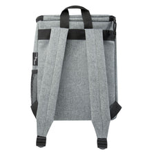 Load image into Gallery viewer, Tundra GRS RPET cooler backpack 12L — Heather grey (back)