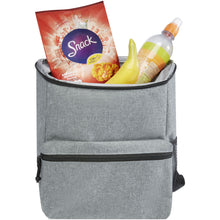 Load image into Gallery viewer, Tundra GRS RPET cooler backpack 12L — Heather grey (detail)
