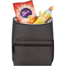 Load image into Gallery viewer, Tundra GRS RPET cooler backpack 12L — Heather Charcoal (detail)