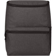 Load image into Gallery viewer, Tundra GRS RPET cooler backpack 12L — Heather Charcoal (front)