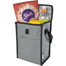 Load image into Gallery viewer, Reclaim 4-can GRS RPET cooler bag 5L — Heather grey (detail)