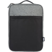 Load image into Gallery viewer, Reclaim 14" GRS recycled two-tone laptop sleeve 2.5L — Black / Heather grey (front)