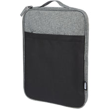 Load image into Gallery viewer, Reclaim 14" GRS recycled two-tone laptop sleeve 2.5L — Black / Heather grey