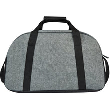 Load image into Gallery viewer, Reclaim GRS recycled two-tone sport duffel bag 21L — Black / Heather grey (back)