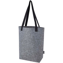 Load image into Gallery viewer, Felta GRS recycled felt tote bag with wide bottom 12L — Medium grey