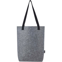 Load image into Gallery viewer, Felta GRS recycled felt tote bag with wide bottom 12L — Medium grey (front)