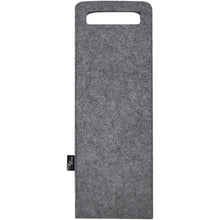Load image into Gallery viewer, Felta 75 cl GRS recycled felt wine bag — Medium grey (back)