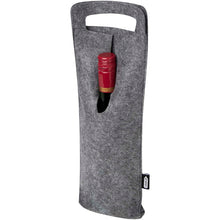 Load image into Gallery viewer, Felta 75 cl GRS recycled felt wine bag — Medium grey