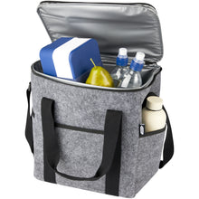 Load image into Gallery viewer, Felta GRS recycled felt bottle cooler bag 21L — Medium grey (detail)