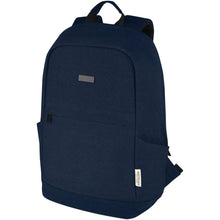 Load image into Gallery viewer, Joey 15.6" GRS recycled canvas anti-theft laptop backpack 18L — Navy