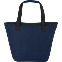 Load image into Gallery viewer, Joey 9-can GRS recycled canvas lunch cooler bag 6L — Navy (back)
