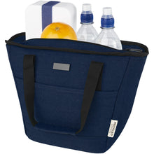 Load image into Gallery viewer, Joey 9-can GRS recycled canvas lunch cooler bag 6L — Navy (detail)