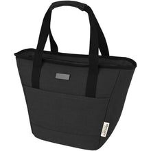 Load image into Gallery viewer, Joey 9-can GRS recycled canvas lunch cooler bag 6L — Black