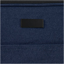 Load image into Gallery viewer, Joey 14" GRS recycled canvas laptop sleeve 2L — Navy (detail 2)