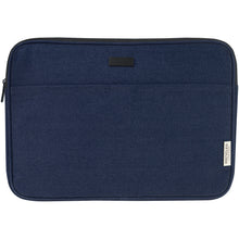 Load image into Gallery viewer, Joey 14" GRS recycled canvas laptop sleeve 2L — Navy (front)