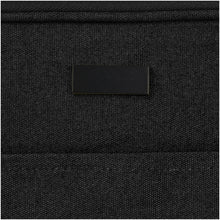 Load image into Gallery viewer, Joey 14" GRS recycled canvas laptop sleeve 2L — Black (detail 2)