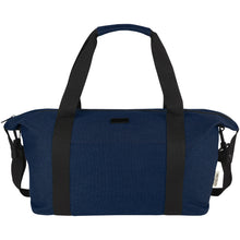 Load image into Gallery viewer, Joey GRS recycled canvas sports duffel bag 25L — Navy (front)