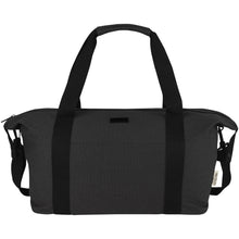 Load image into Gallery viewer, Joey GRS recycled canvas sports duffel bag 25L — Black (front)