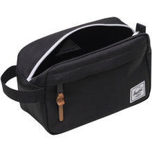Load image into Gallery viewer, Herschel Chapter recycled travel kit — Black (detail)