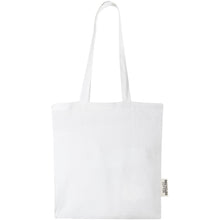 Load image into Gallery viewer, Madras 140 g/m2 GRS recycled cotton tote bag 7L — White (front)