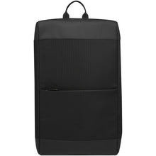 Load image into Gallery viewer, Rise 15.6" GRS recycled laptop backpack  — Black (front)