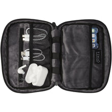 Load image into Gallery viewer, Rise GRS recycled organiser pouch   — Black (detail 2)