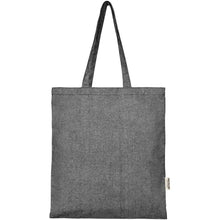 Load image into Gallery viewer, Pheebs 150 g/m² Aware™ recycled tote bag — Heather Black (front)