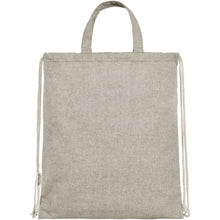 Load image into Gallery viewer, Pheebs 150 g/m² Aware™ drawstring bag — Natural (back)