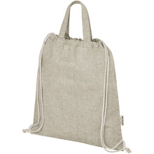 Load image into Gallery viewer, Pheebs 150 g/m² Aware™ drawstring bag — Natural (detail)