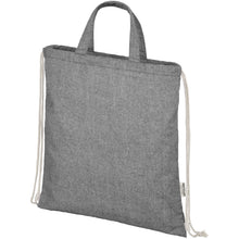 Load image into Gallery viewer, Pheebs 150 g/m² Aware™ drawstring bag — Heather Black