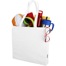 Load image into Gallery viewer, Odessa 220 g/m² GRS recycled tote bag 13L — White (detail)