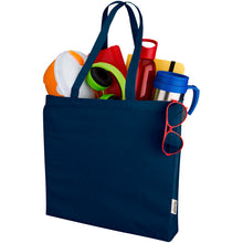 Load image into Gallery viewer, Odessa 220 g/m² GRS recycled tote bag 13L — Navy (detail)